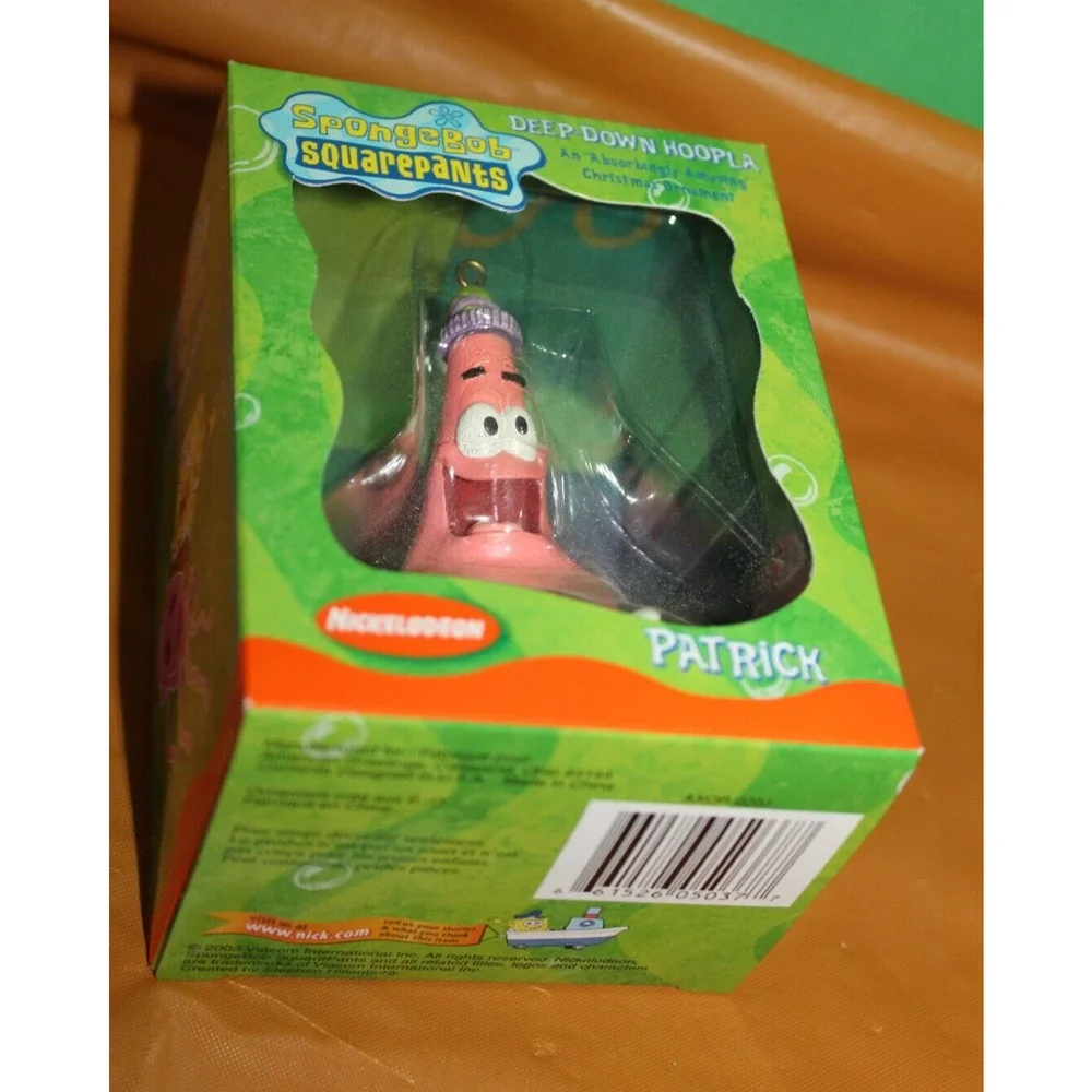 American Greetings Spongebob Squarepants Patrick Hooplah Christmas Ornament
